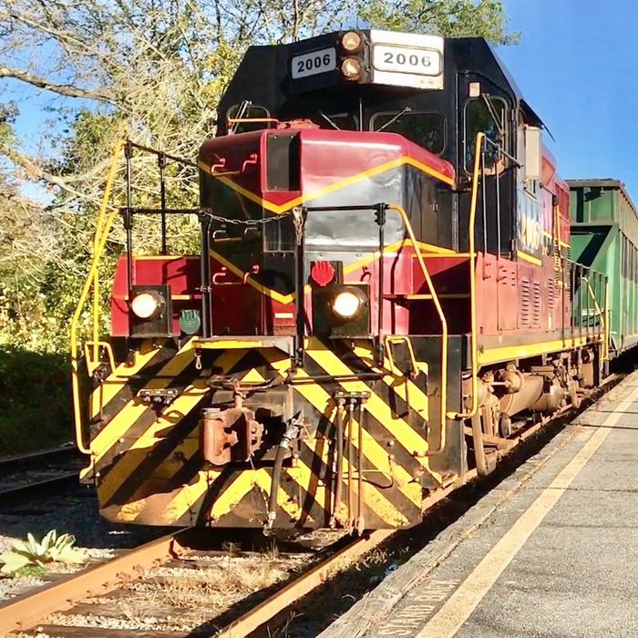 Photo of The Massachusetts Coastal Railroad Energy Train On Wednesday October 18th, 2017