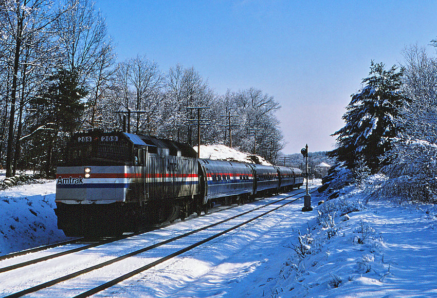 Photo of Amtrak @ Leicester, Ma.