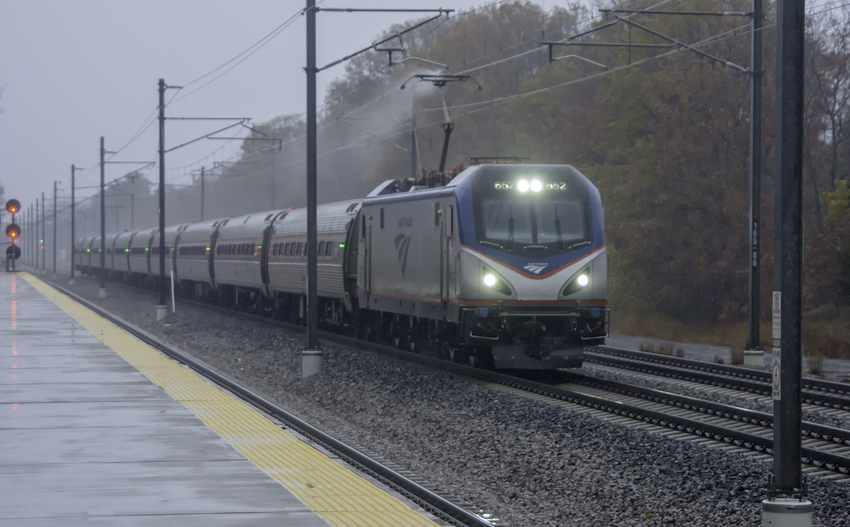 Photo of Amtrak Train 137 Passing Wickford Jct