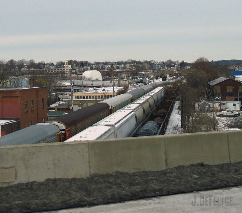 Photo of Drive By View of P&W Yard, Worcester MA