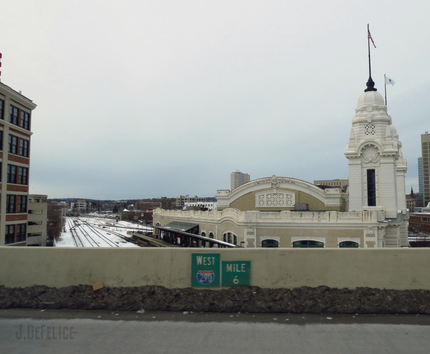 Photo of Drive By View of Worcester MA Station