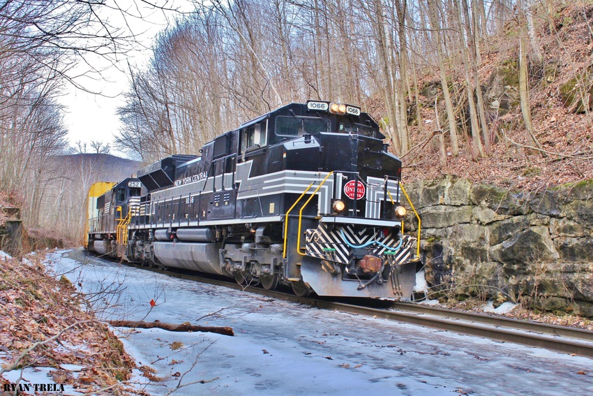 Photo of New York Central (Heritage unit) in North Adams