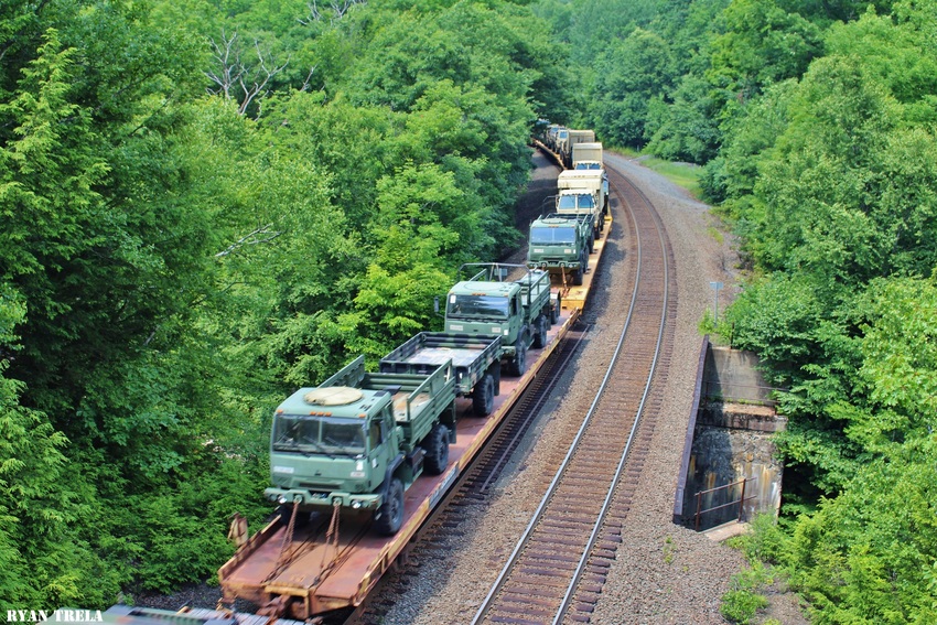 Photo of Eastbound Military move into Chester