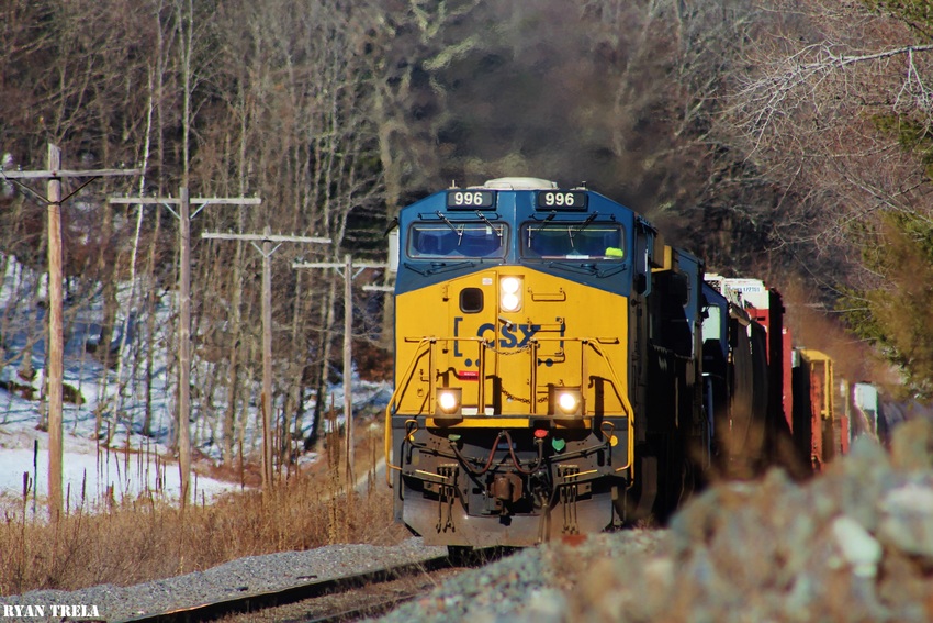 Photo of CSX power in Charlemont on Pan-Am