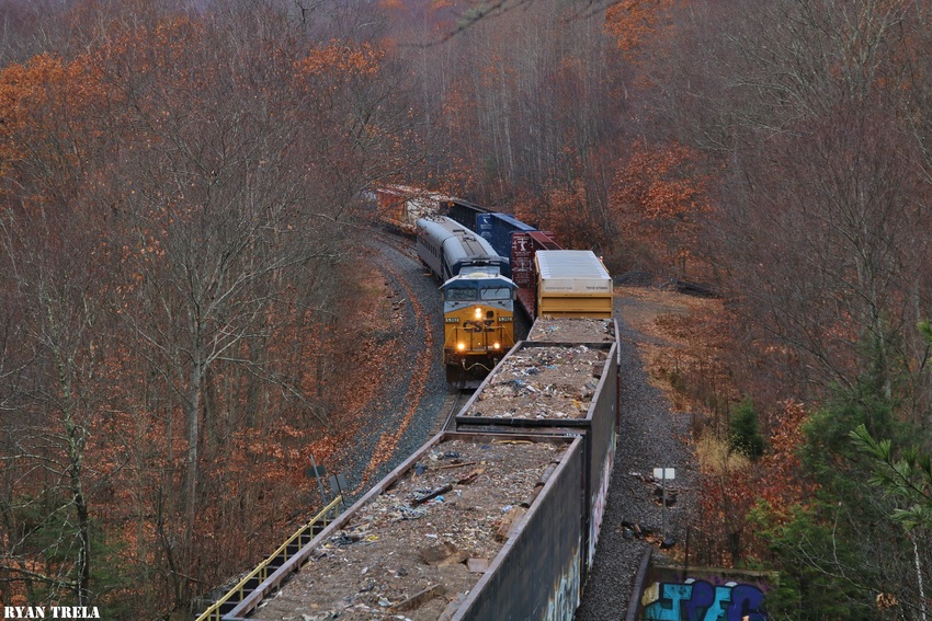 Photo of CSX inspection train