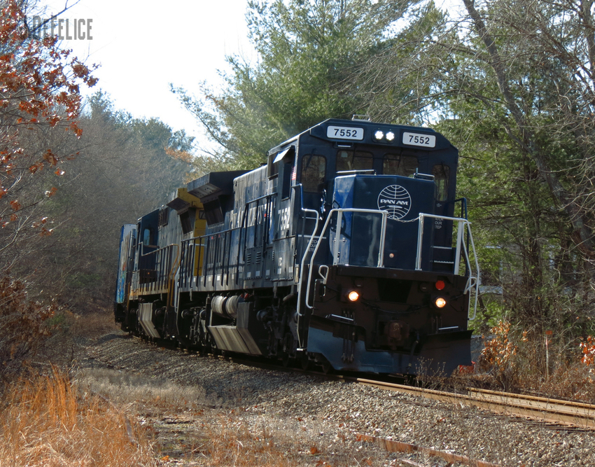 Photo of Pan Am Train EDPO at West Chelmsford MA