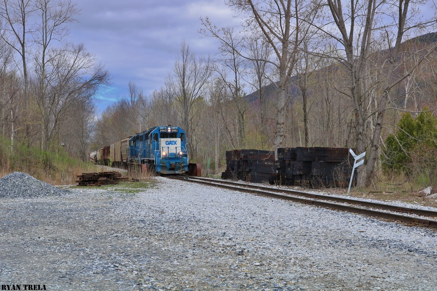 Photo of VT rail southbound in Danby