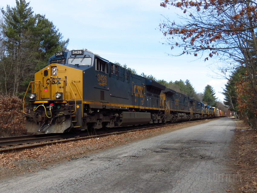 Photo of Train POSE With 6 Units at Westford MA