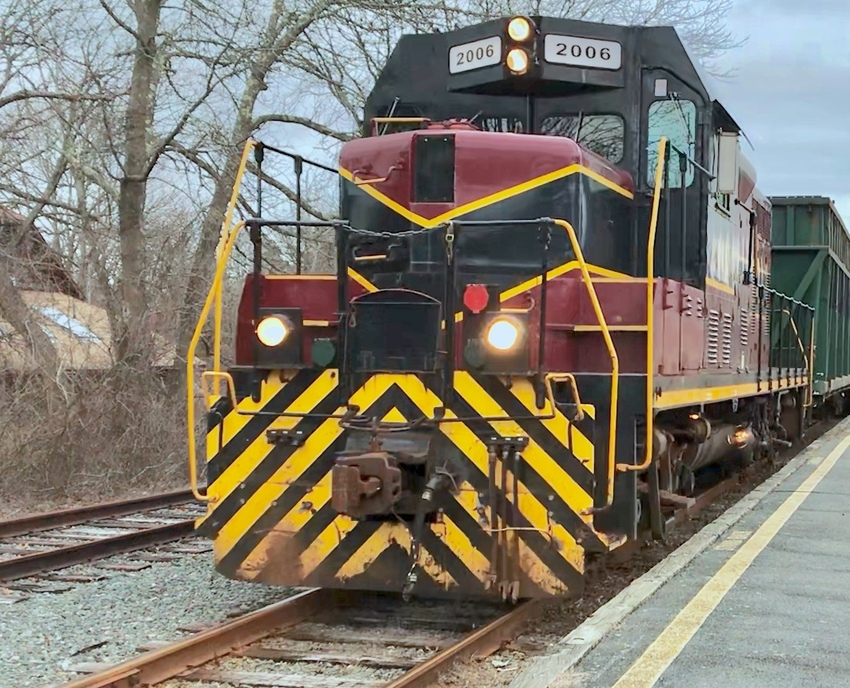 Photo of The Massachusetts Coastal Railroad Energy Train On Monday March 12th, 2018