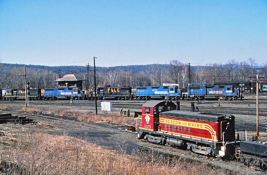 Photo of Pittsburg & Lake Erie + Conrail @ East Deerfield, Ma.