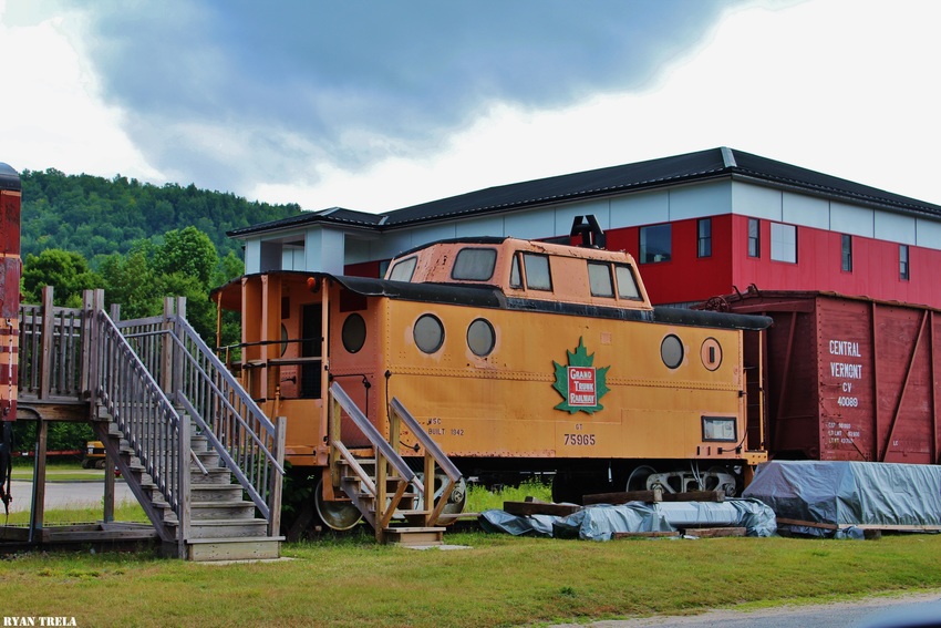 Photo of Old Grand Trunk Caboose in Gorham NH