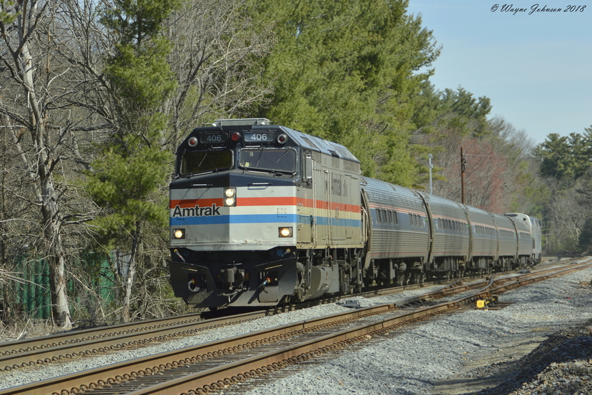 Photo of Amtrak 682 at Lowell Jct