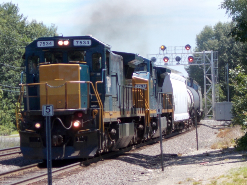 Photo of POED Westbound at Shirley,Mass