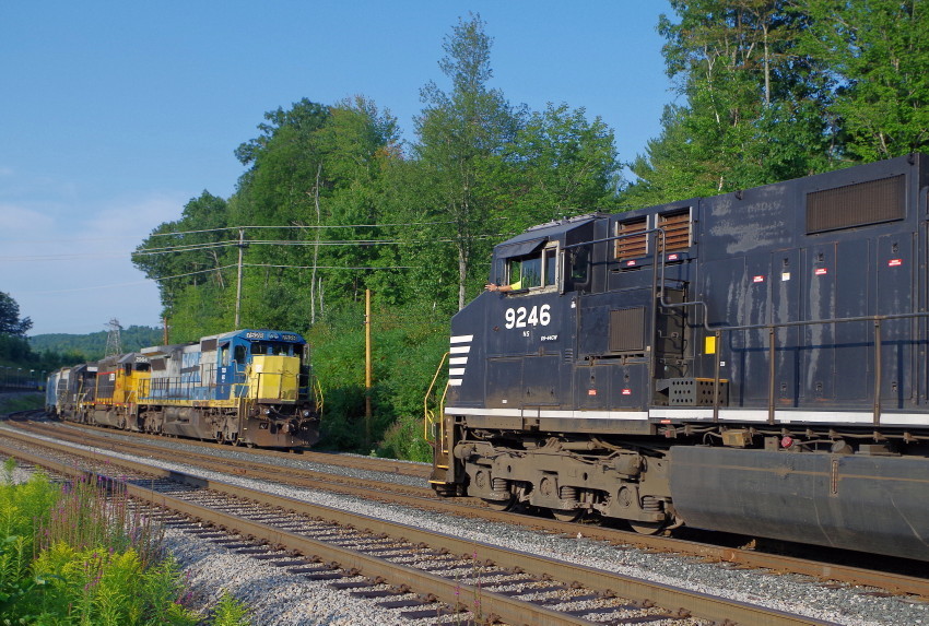 Photo of Pan Am & Norfolk Southern @ Fitchburg, Ma.