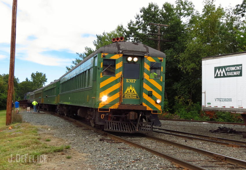 Photo of Passenger Train Arrives at White River Junction VT