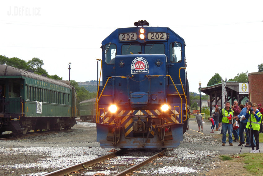 Photo of One of the Day's Trips Arrives at White River Junction VT