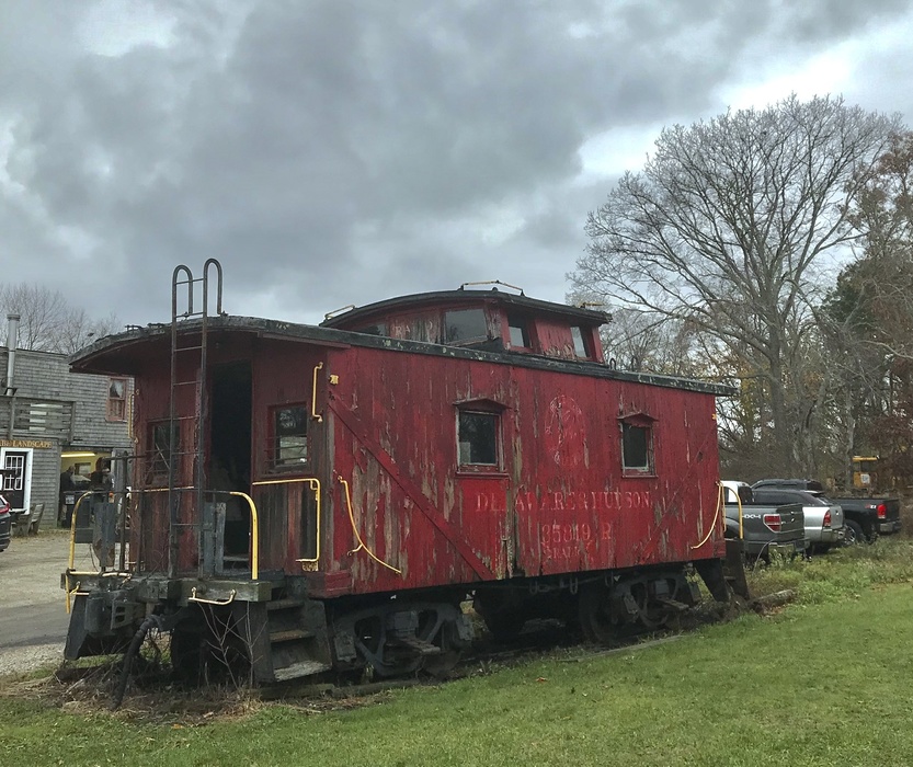 Photo of Another Caboose Parked Off To The Siding At West Barnstable, Massachusetts
