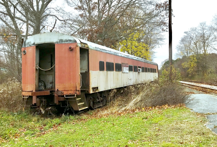 Photo of Abandoned Passenger Car Parked Off To Siding At West Barnstable, Massachusetts