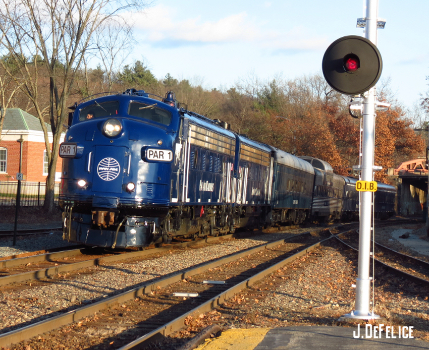 Photo of Pan Am Business Train Heads to Old Ford Plant...