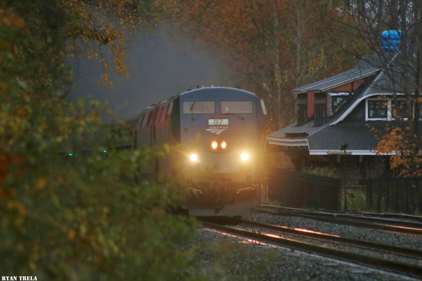 Photo of Amtrak 448 in Dalton MA