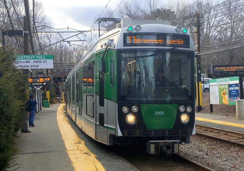 Photo of New Type 9 MBTA Green Line cars