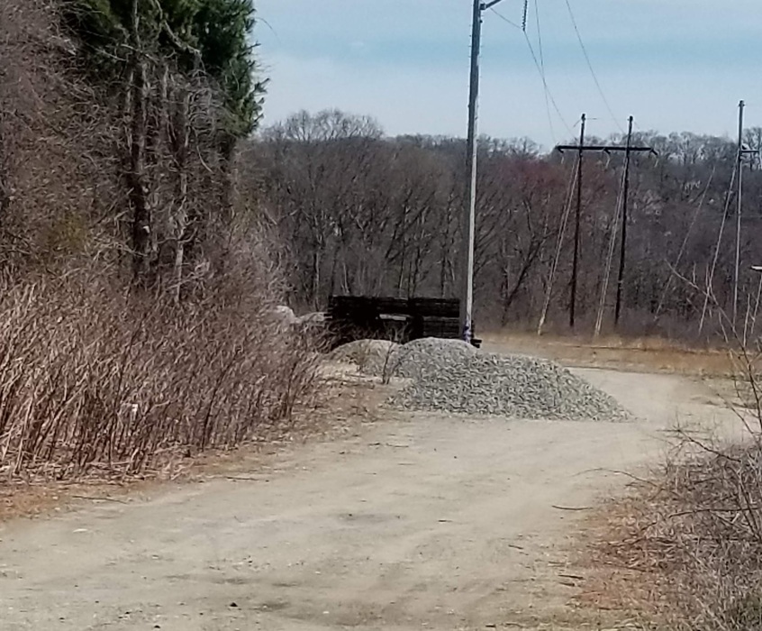 Photo of South end of Milford yard 4/29/2020