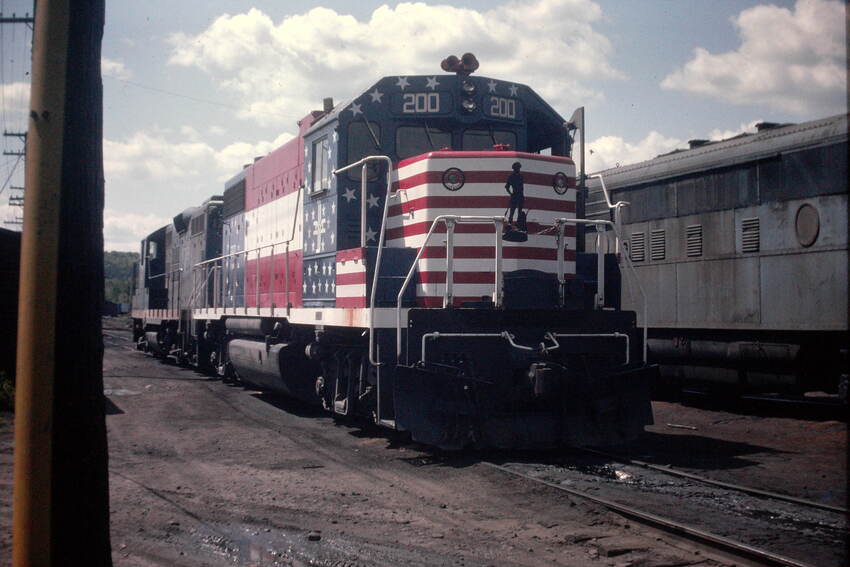 Photo of Red white and blue on the B&M!