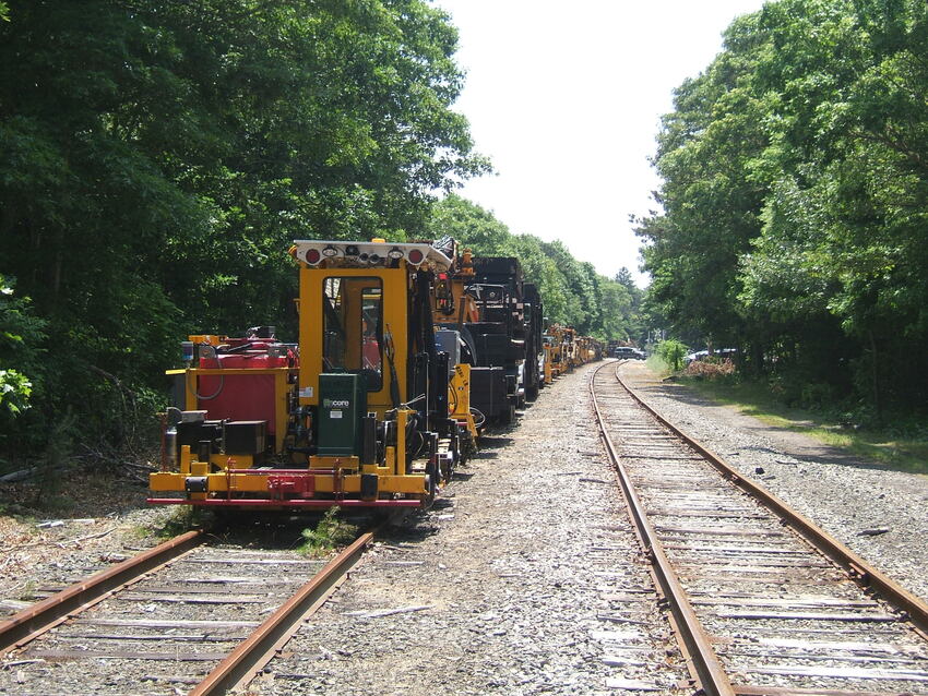 Photo of Railworks tie gang on the Falmouth Secondary