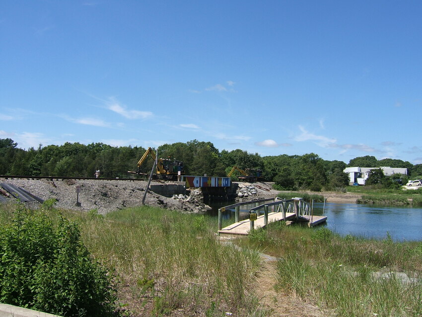 Photo of Falmouth Secondary Back River Bridge MP 1.18