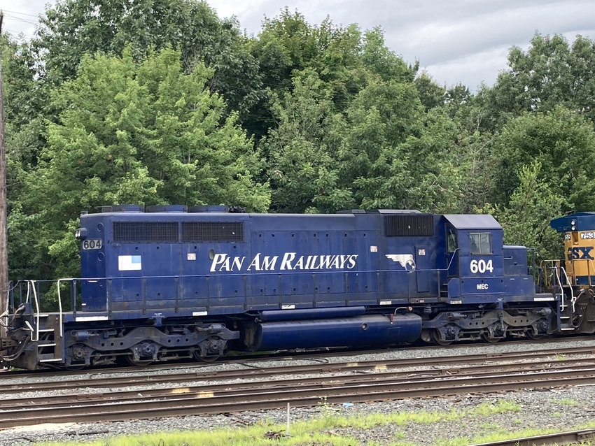 Photo of Third Locomotive of Four Performing Switching Duties @ Gardner
