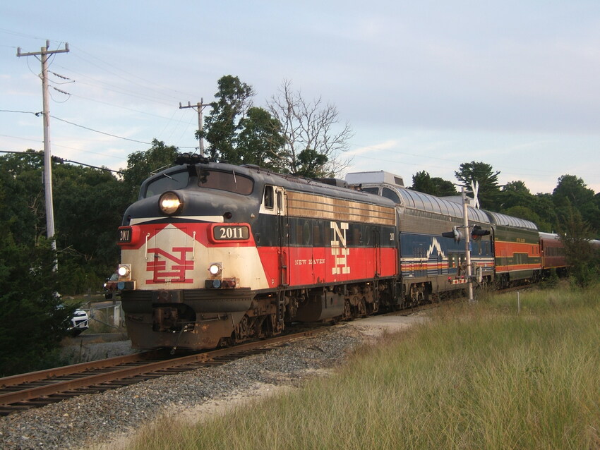 Photo of Dinner Train at Monument Beach crossing