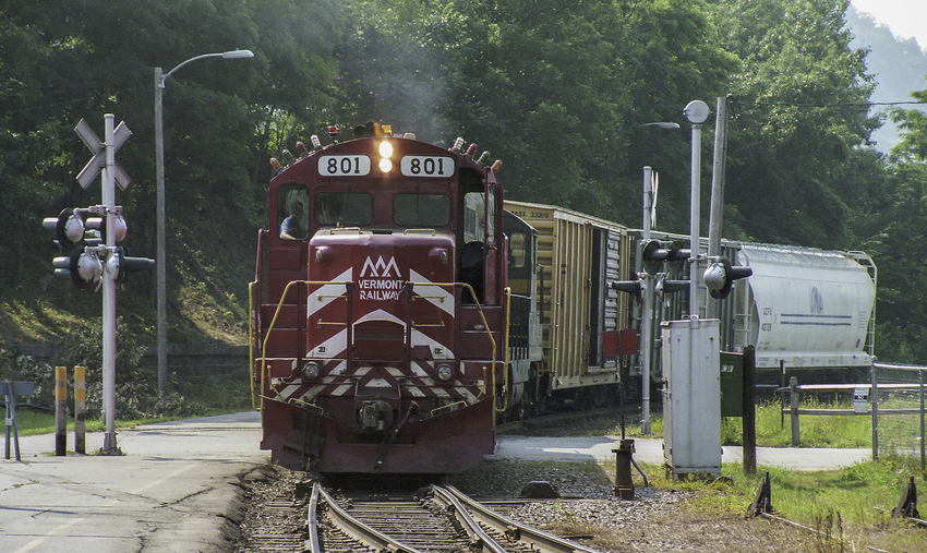 Photo of Green Mountain Railway Transfer Run at Bellows Falls, VT
