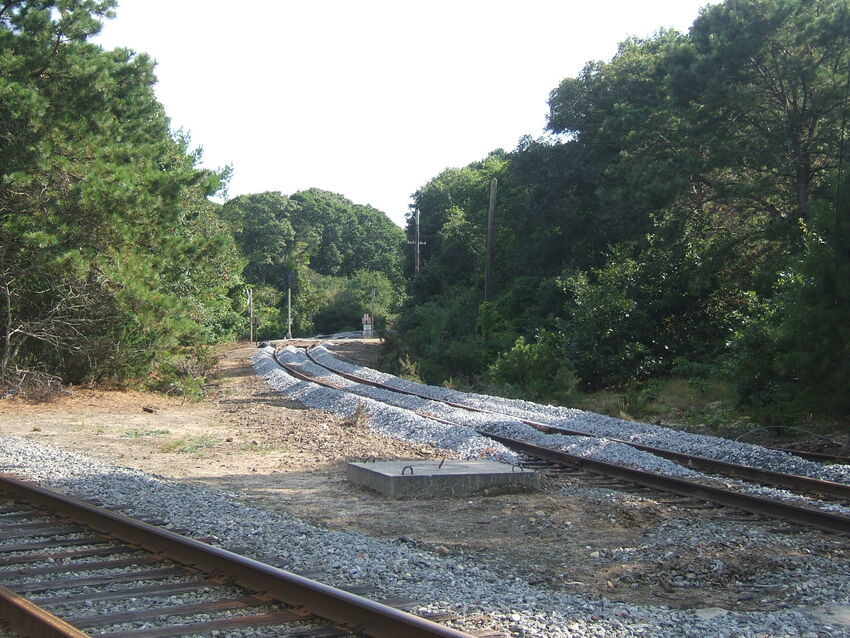 Photo of New Ballast Stone at Canal Junction