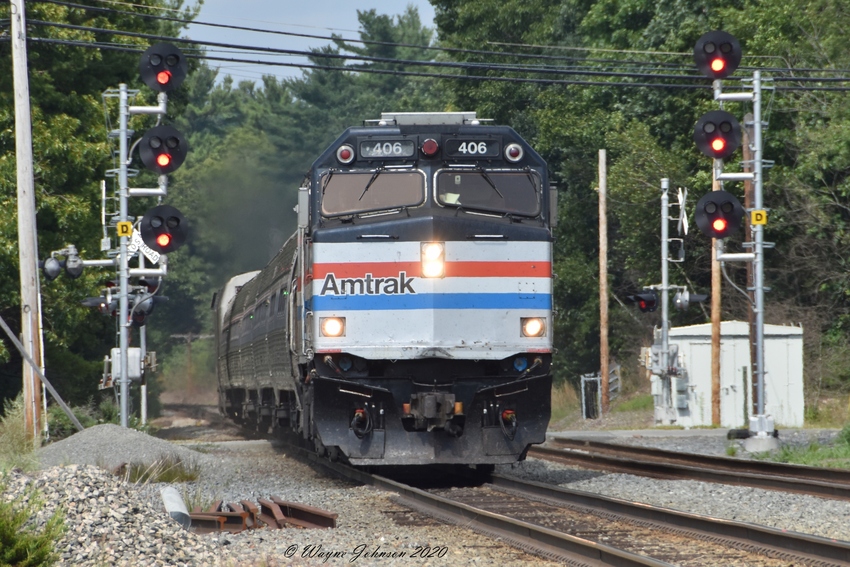 Photo of Amtrak 684 at Lowell Jct