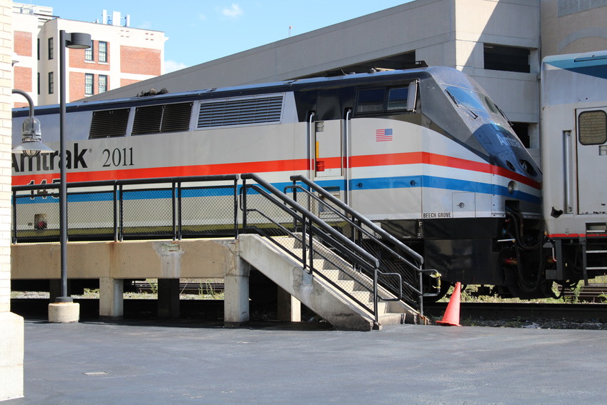 Photo of Amtrak 449 with Annivesary Unit 145