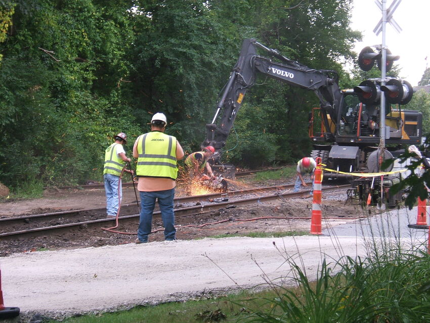 Photo of Cutting some Rail