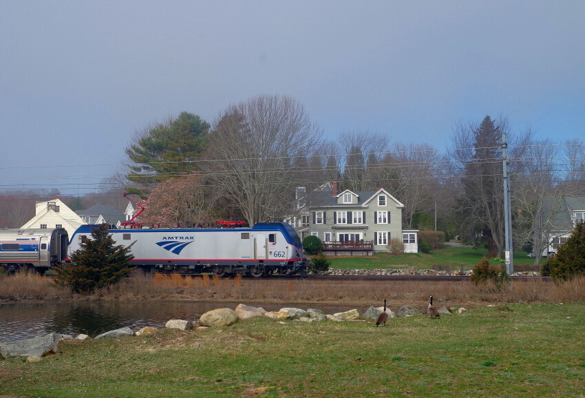 Photo of Amtrak @ West Mystic, Ct