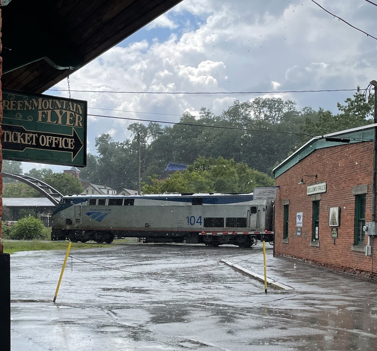 Photo of Amtrak Southbound at Bellows Falls