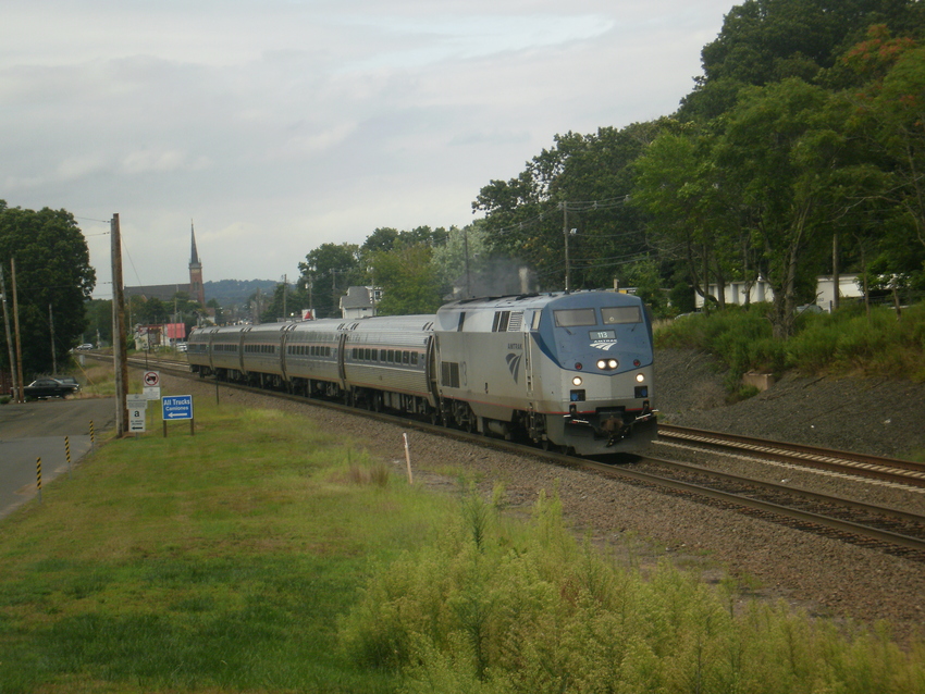 Photo of Amtrak #55 at Wallingford southbound