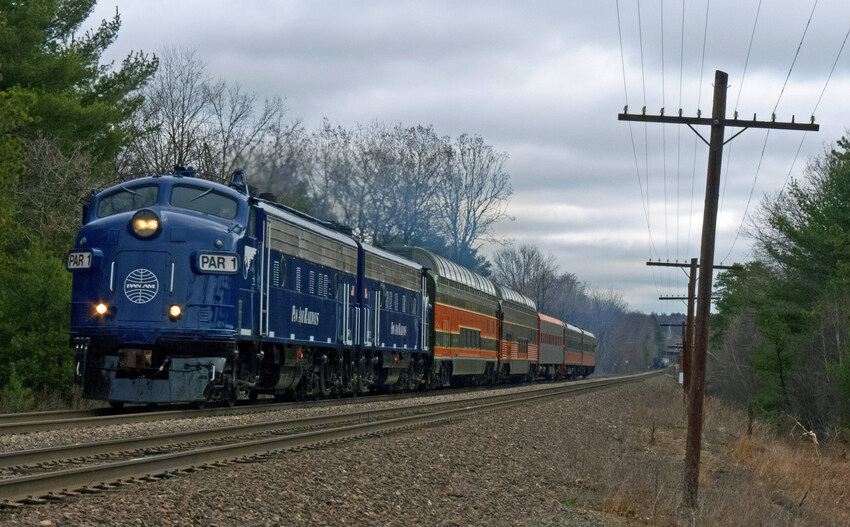 Photo of Pan Am Private Varnish special at Shirley MA