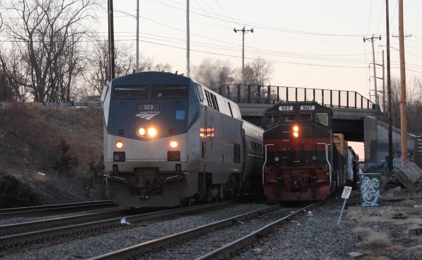 Photo of Amtrak extra