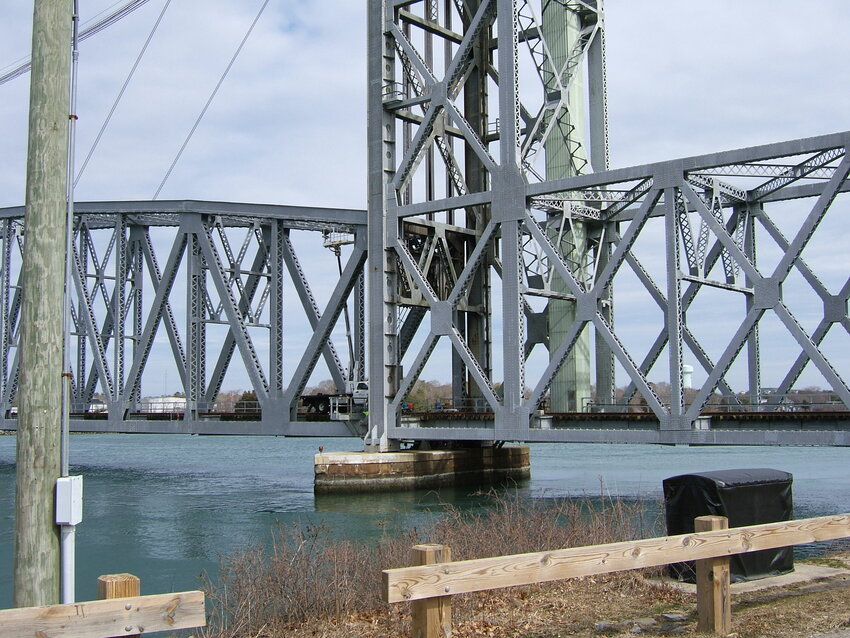 Photo of Cape Cod Canal Vertical lift bridge maintenance
