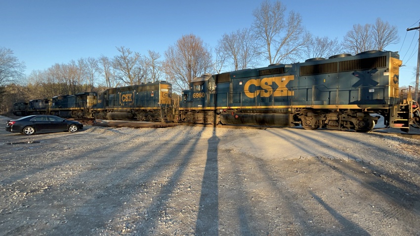 Photo of GP40 in the Golden Hour