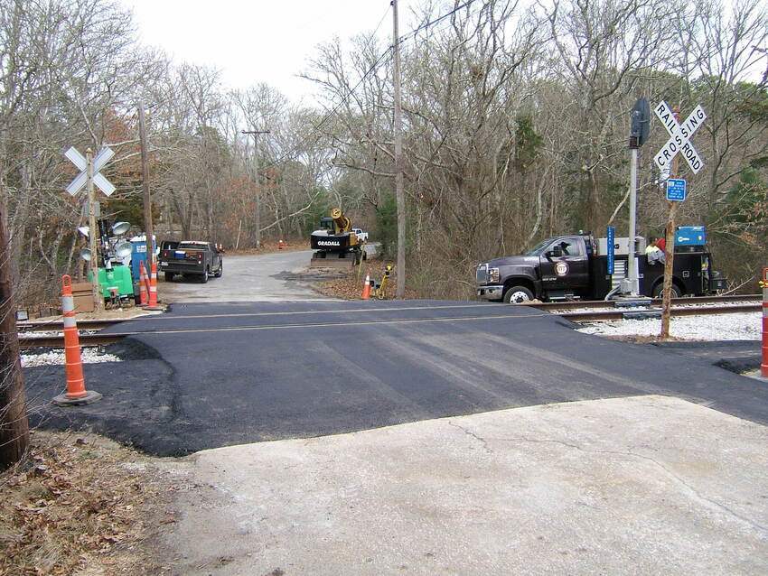 Photo of Bell Road RR Crossing reconstruction completed