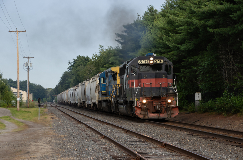Photo of MEC 316 Leads L077-03 out of Brunswick