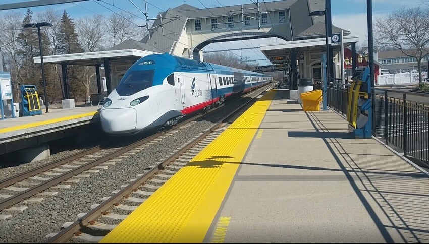 Photo of New Acela in Testing